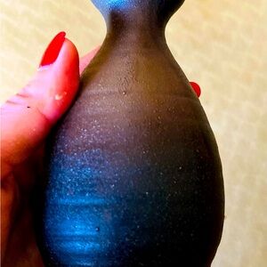 5” toll Elegant Brown Ceramic Vase